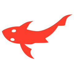 Koi fish vector icon