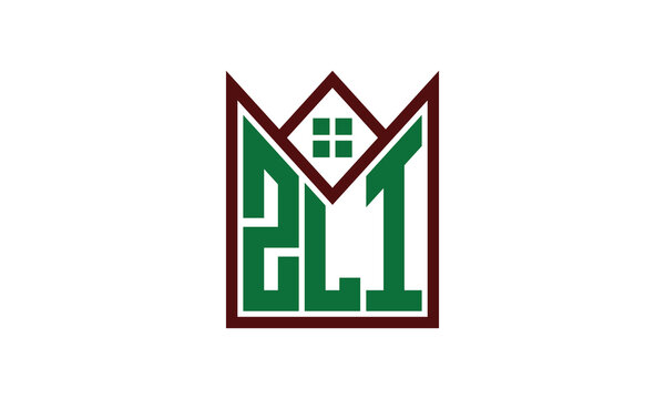 ZLI initial letter real estate builders logo design vector. construction ,housing, home marker, property, building, apartment, flat, compartment, business, corporate, house rent, rental, commercial