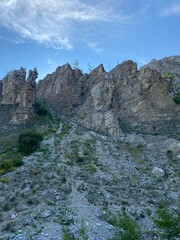 landscapes on the shore of Lake Baikal