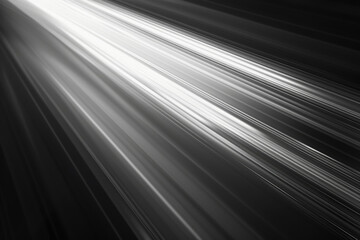 Abstract monochrome glitch art, parallel light rays