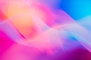 Vivid abstract swirls of pink, blue, and orange in a dynamic and colorful background.