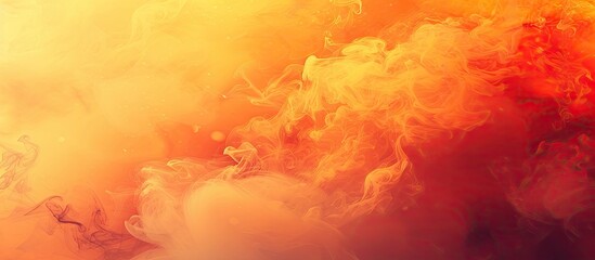 Dense White Smoke Rising from the Raging Wildfire. with copy space image. Place for adding text or design - obrazy, fototapety, plakaty