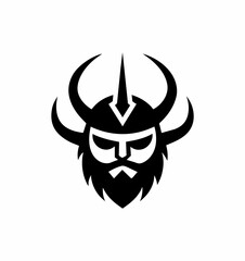 Logo Head Viking Helm