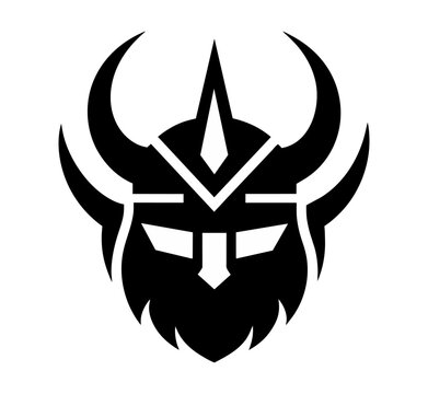 Logo Head Viking Helm Logo Head Viking Helm