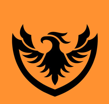 The Phoenix logo displayed on a sleek black background exudes a sense of power and resilience