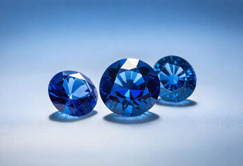 Sapphire Gemstone, Precious, Blue, Luxury, Jewelry, Gem, Fashion, Accessories, Sparkle, Glitter, Expensive, Rare, Shiny, Elegant, AI Generated