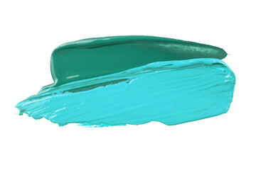 Smudged splash of paint as a banner design element, composition isolated over the white background