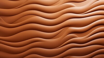 Creative wavy texture, pattern wall decoration made by leather panel