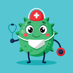 Character monster virus Coronavirus