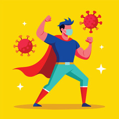 fighting the virus with a powerful immune