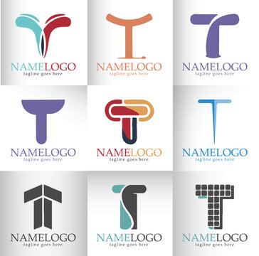 Vector T-Letter Logos Collection