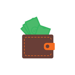 Game purchases. Bank payment symbol. Finance. American currency. Cash money. American dollar. Money symbol with dollar sign. Dollar symbol. Purse icon. Wallet icon. Shopping symbol. Flat wallet. icon