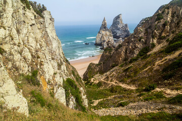 View of Praia da Ursa