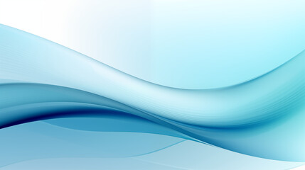 Néon effet flou, fumée, vague en mouvement, bleu électrique et clair sur fond blanc. Pour conception et création graphique, bannière	