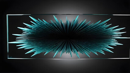 a wall decor on a black background. abstract background