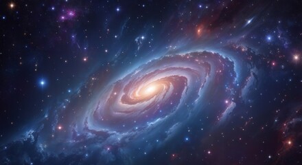 Space nebula and galaxy of stars galaxies and the univers