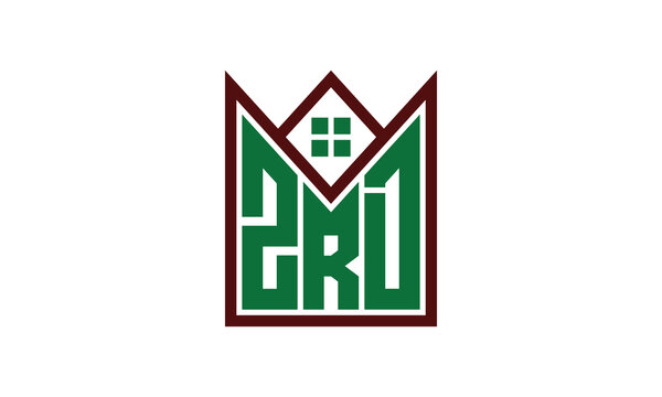ZRD initial letter real estate builders logo design vector. construction ,housing, home marker, property, building, apartment, flat, compartment, business, corporate, house rent, rental, commercial
