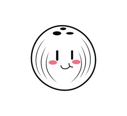 Cute Cartoon Fruit character Vector Art. Simple and fun design for kids