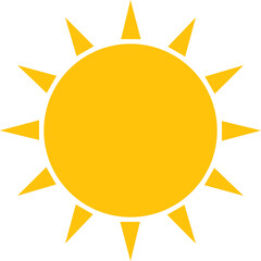 Cute Sun Cartoon Element