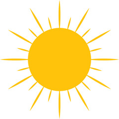 Cute Sun Cartoon Element