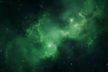 Foto auf Glas space star galaxy sky night nebula universe . © Muzamil