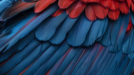 Obraz premium bird feathers background pattern, banner, wings background picture, seamless background