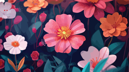 Fototapeta na wymiar Flower illustration