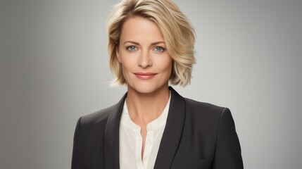 potrait of middle aged female CEO manager