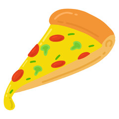 illustration of a pizza