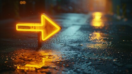 Upon spotting the arrow sign, it's a cue to accelerate! There's an illuminating light trailing behind you, signaling the need for swifter movement to evade any looming threat.background.web.wallpapers