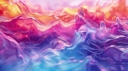 Colorful Liquid Wave Background, Suitable for Young Adult Magazine Cover. --ar 16:9 --stylize 250 --v 6 Job ID: a89b44dd-f009-4419-b118-c8c091128165