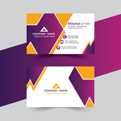 Creative and modern business card template