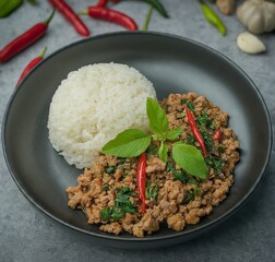 Pad Kra Pao Moo. Generative AI