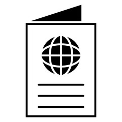 passport icon illustration