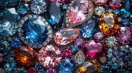 Gemstone Jewelry. Immersing in Enchanting Sparkling Crystals