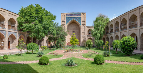 Kukeldash Madrasah, a medieval madrasa in Tashkent, Uzbekistan. - 741683106