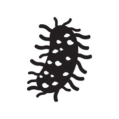 Bacteria, microbes, virus icon