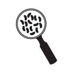 Bacteria, microbes, virus icon