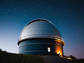 observatory in the night