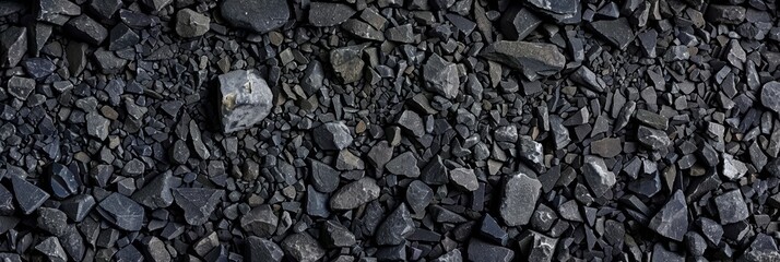 Large Pile of Rocks. Generative AI - obrazy, fototapety, plakaty