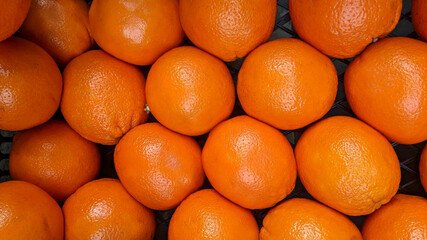 Oranges on the market