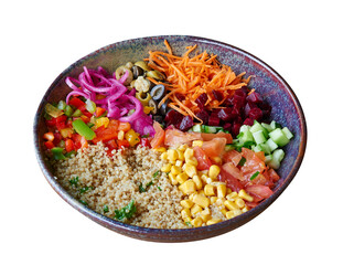 Floating Poke in bowl