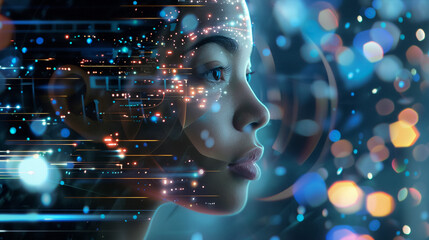 Digital marketing AIs crafting campaigns with precision targeting engaging virtual audiences