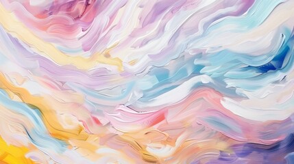 Abstract pastel colors stream pattern painting background, colorful modern background