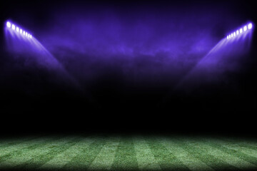 Spotlight soccer background for team composites