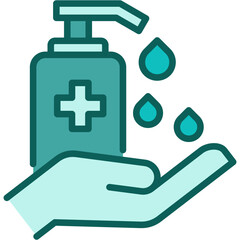 Obraz premium Hand Sanitizer Icon