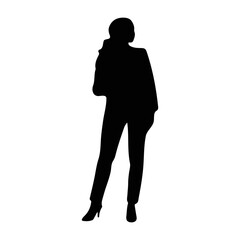 Business Woman Silhouette 