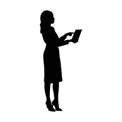 Business Woman Silhouette 