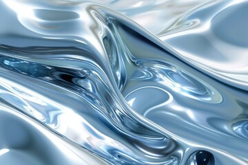 liquid metal abstract background