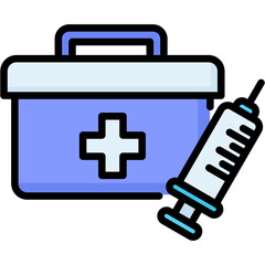 Fototapeta premium First Aid Bag Icon